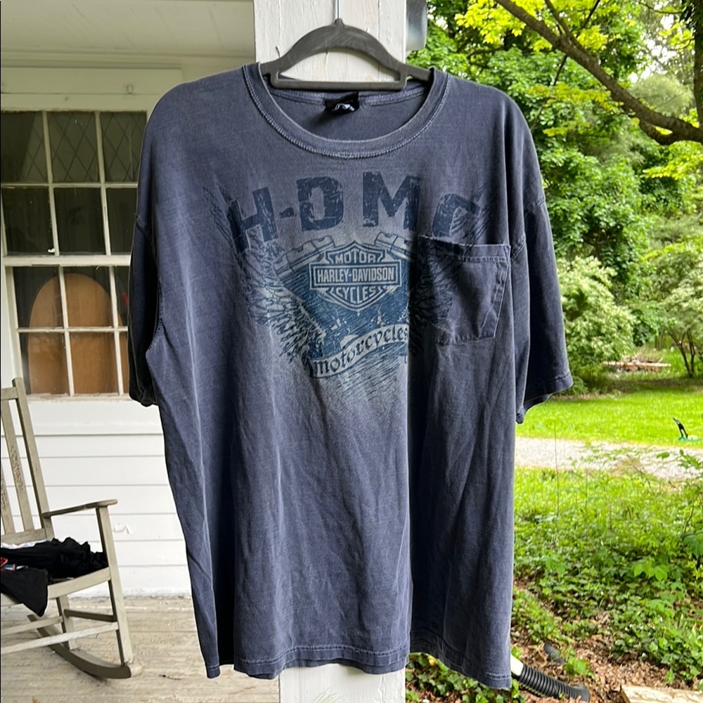 Harley-Davidson Gray Graphic vintage T-Shirt